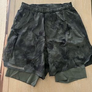 Mens lululemon surge lined shorts size small